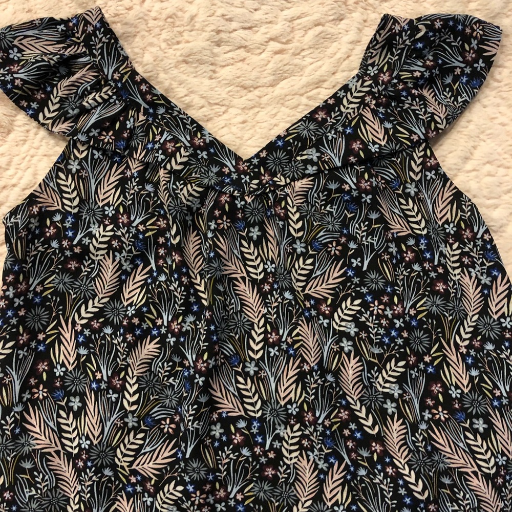 Loft blouse tank top floral print
